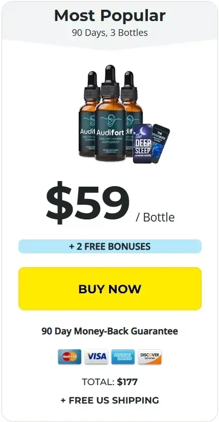 audifort 3 bottles